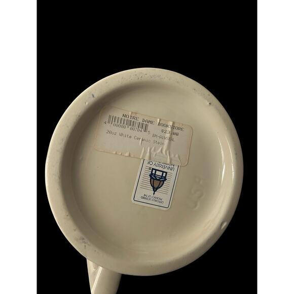 Vtg University‎ of Notre Dame College Mug Beer Stein Official Seal 6 1/8", 20 Oz - Picture 4 of 5